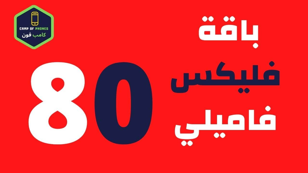 باقات فودافون فليكس 80 فليكس فاملي